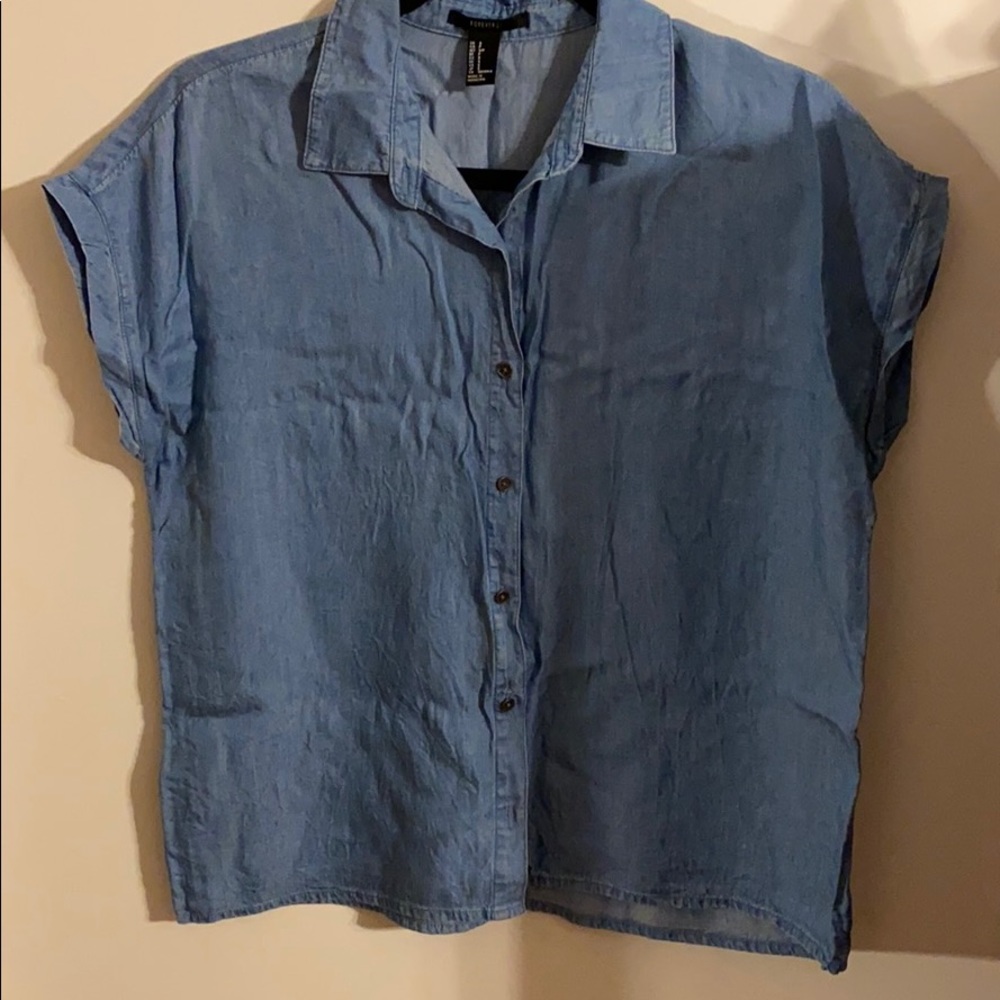 Denim top